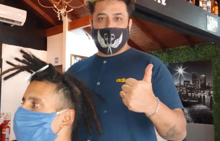 César es muy solidario y lo demuestra cada vez que puede.