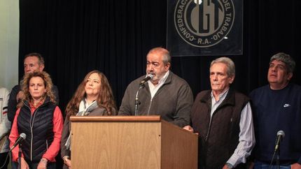 para la cgt, hay un tejido social agobiado por la pobreza