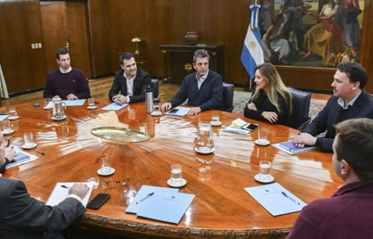 Massa y Royón, reunidos esta semana.