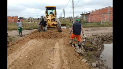 Tiran tosca y nivelan.