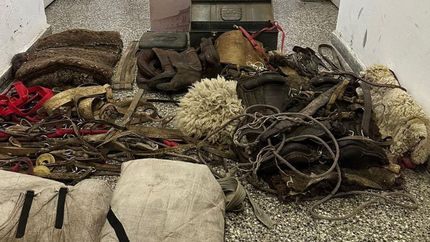 Parte del material incautado por la Policía en Lomas.