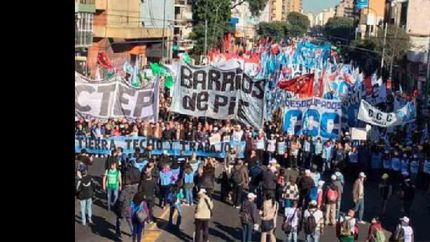 una jornada nacional de movilizaciones y ollas populares