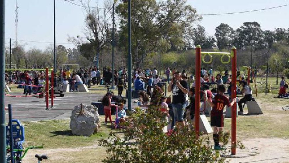 Los parques de Lomas, cada año, más concurridos a partir de la primavera.