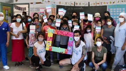 coronavirus: ya son mas de 8 mil los vacunados en escuelas durante 2022