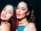 Emilia Mernes y Tini Stoessel. Emilia Mernes y Tini Stoessel.