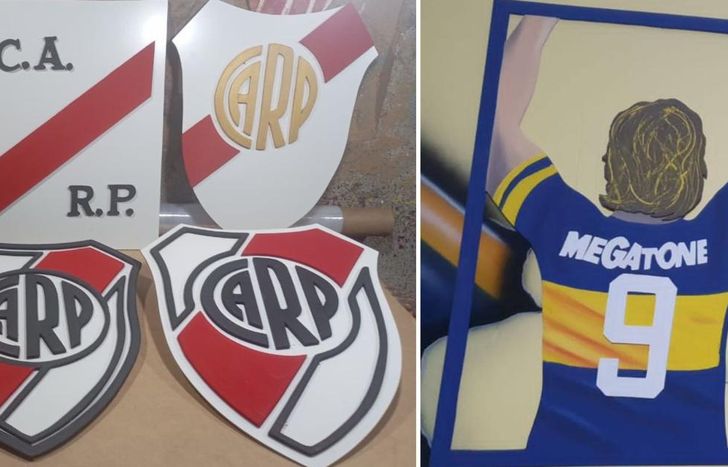 Los cuadros se pueden encargar a través de su página de Instagram.