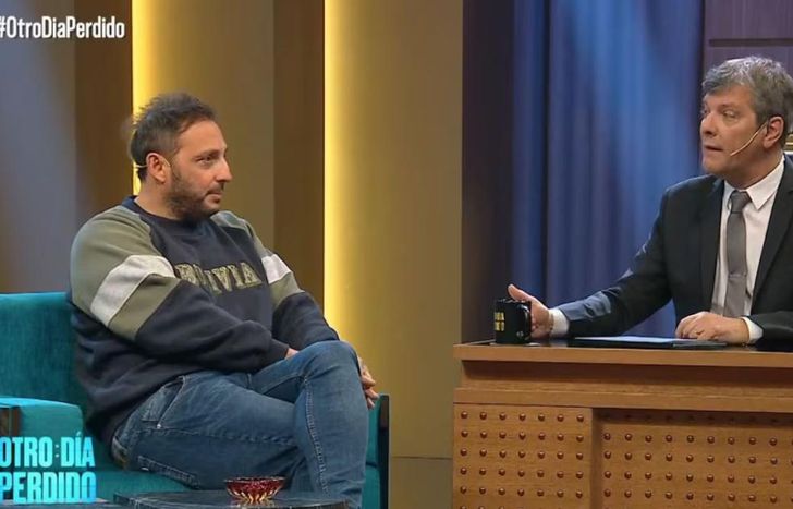 Ariel Staltari con Mario Pergolini.