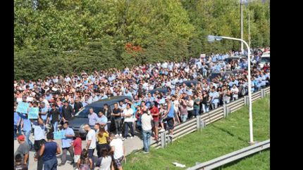 emotivo y multitudinario adios al colectivero asesinado