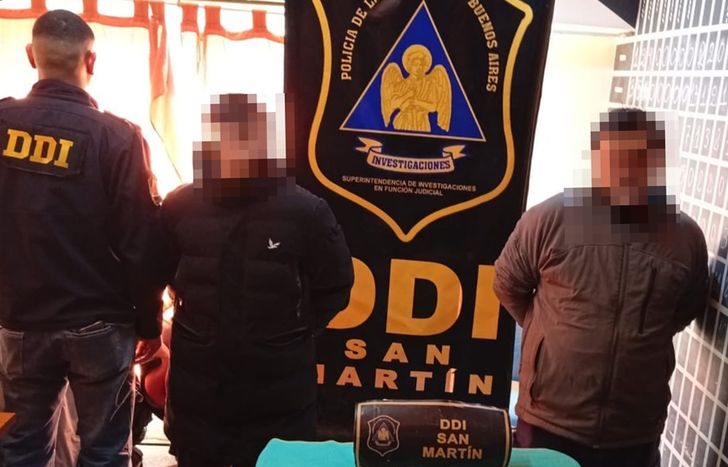 La detención del joven prófugo y su cómplice.