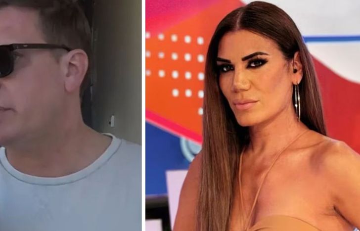 Maxi López y Flor de la V.&nbsp;