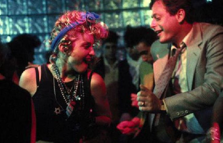 COMPARTIENDO ESCENAS CON MADONNA.