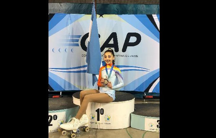 Zoe es uno de las patinadoras juveniles con mayor proyección.