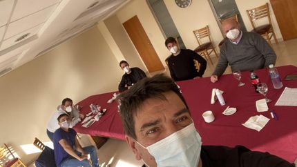 La selfie que confirma la continuidad de Zubeldía. La selfie que confirma la continuidad de Zubeldía.