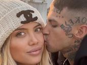 Wanda Nara y L-Gante. Wanda Nara y L-Gante.