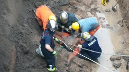 El hombre estaba muy delicado.