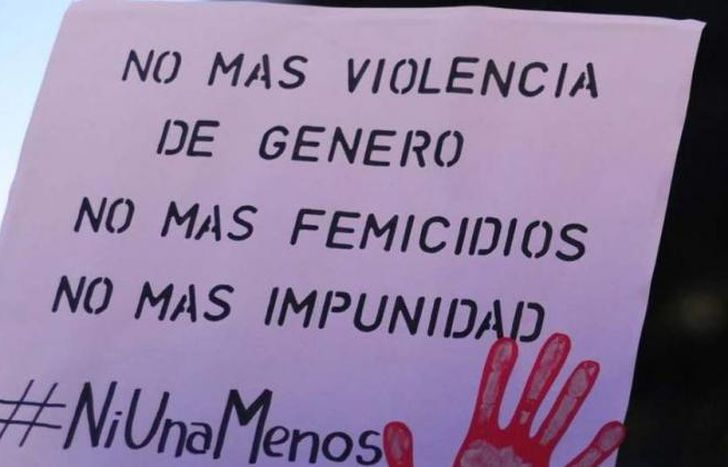Cartel de movilización de Ni Una Menos.