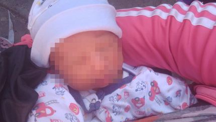 Jesús, el bebé abandonado en Lomas.