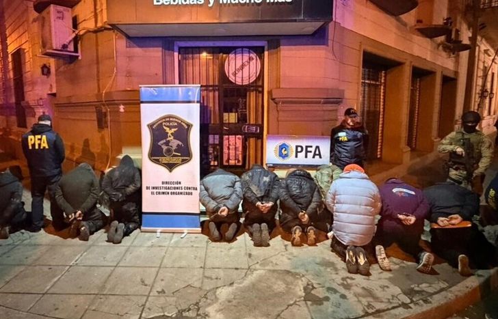 Hubo 12 detenidos.