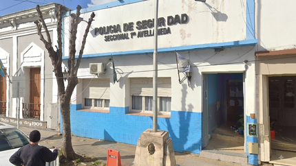 La Comisaría de Avellaneda donde fue trasladado el detenido.