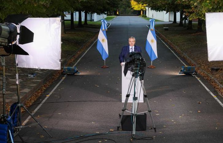 Mensaje desde Olivos, con estricto protocolo.