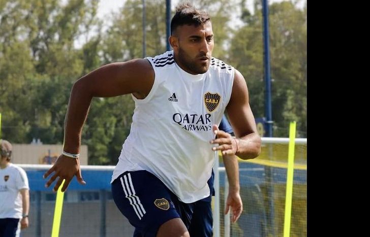 Ramón Ábila había encendido las alarmas en Boca luego de sufrir una lesión en el tobillo izquierdo