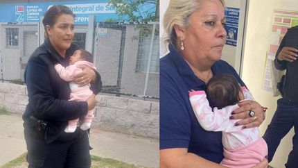 La beba fue asistida por la Policía y el personal de guardia de la sala de Barrio Obrero.