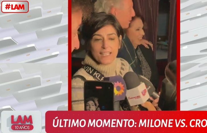 Sacada ante las preguntas de los noteros.