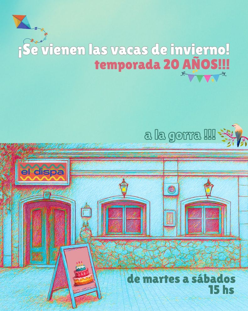 Las vacaciones de invierno en el Espacio Disparate. 