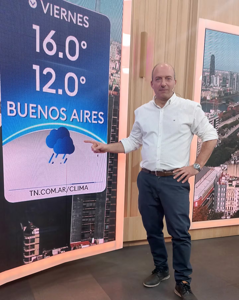 El meteorologo tenía 58 años. 