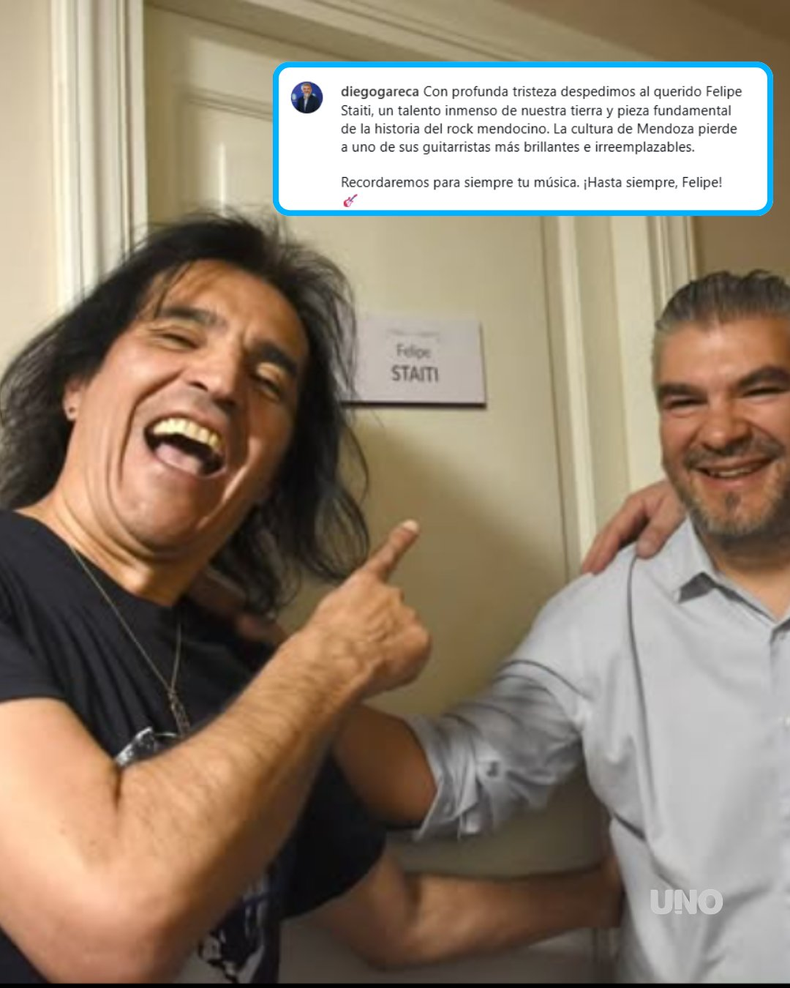 La despedida al guitarrista de Los Enanitos Verdes. 