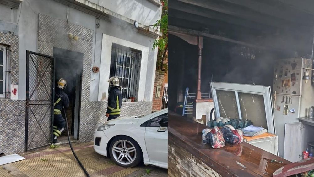 El incendio ocurrió en Lomas Oeste.