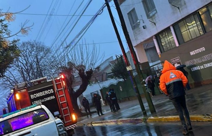 Hubo un amplio operativo en el lugar.