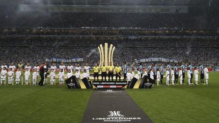 Lanús, en la final de la Libertadores, ante Gremio. Lanús, en la final de la Libertadores, ante Gremio.