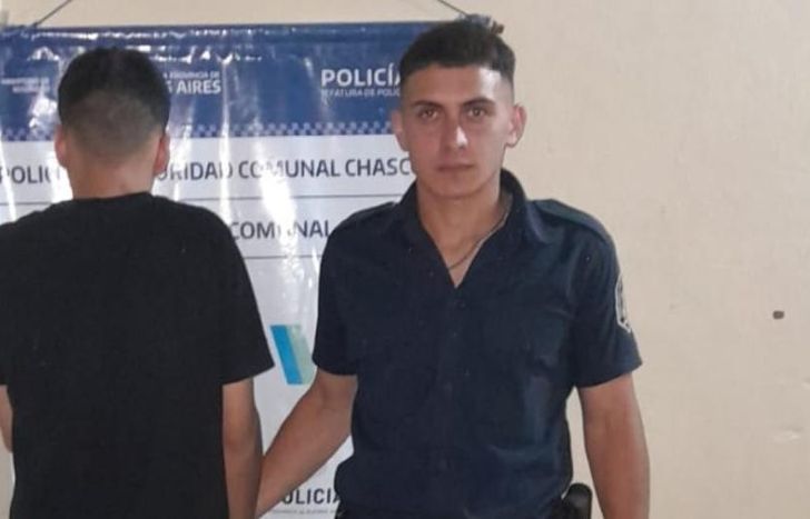 El joven fue detenido por la Policía de Chascomús.