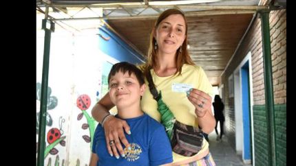 María Agustina y Valentino.