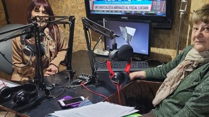 Cecilia y Alicia, muy entusiasmadas y contentas con el nuevo proyecto.