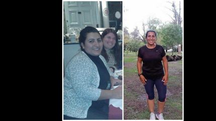 es lomense, bajo 38 kilos y este domingo participo de la media maraton de buenos aires