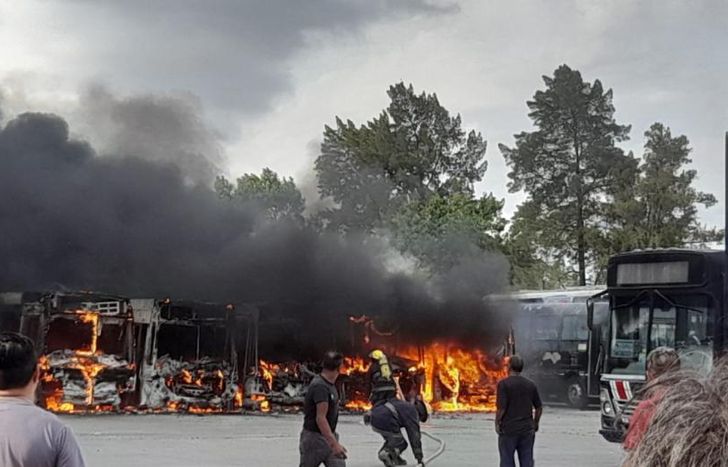 Las brutales imágenes del fuego.