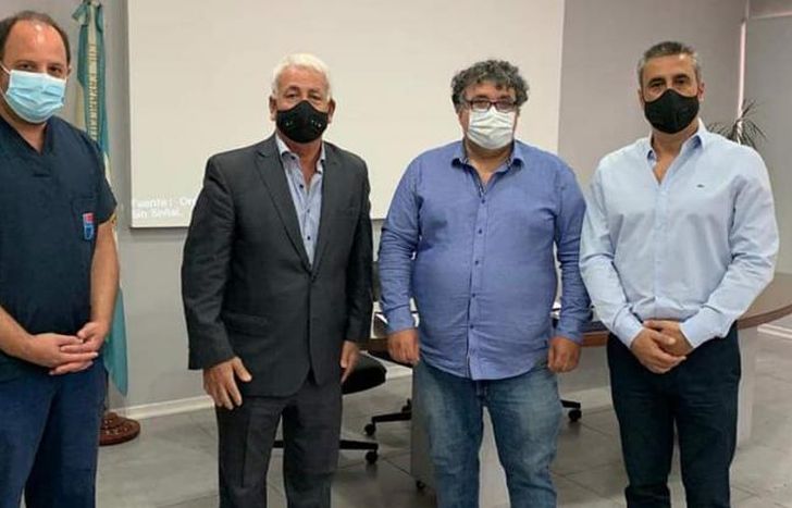 El encuentro fue en la sede de la calle Piaggio.