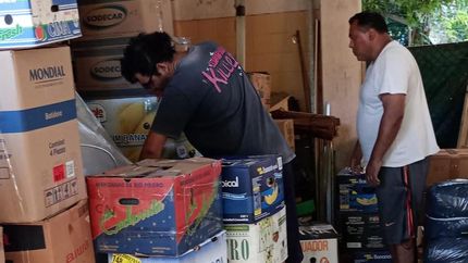 Juntaron diferentes donaciones, pero faltan alimentos para entregar en las escuelas rurales.