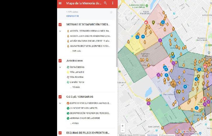 la web es de acceso libre y gratuitO y contiene decenas de datos sobre la dictadura.