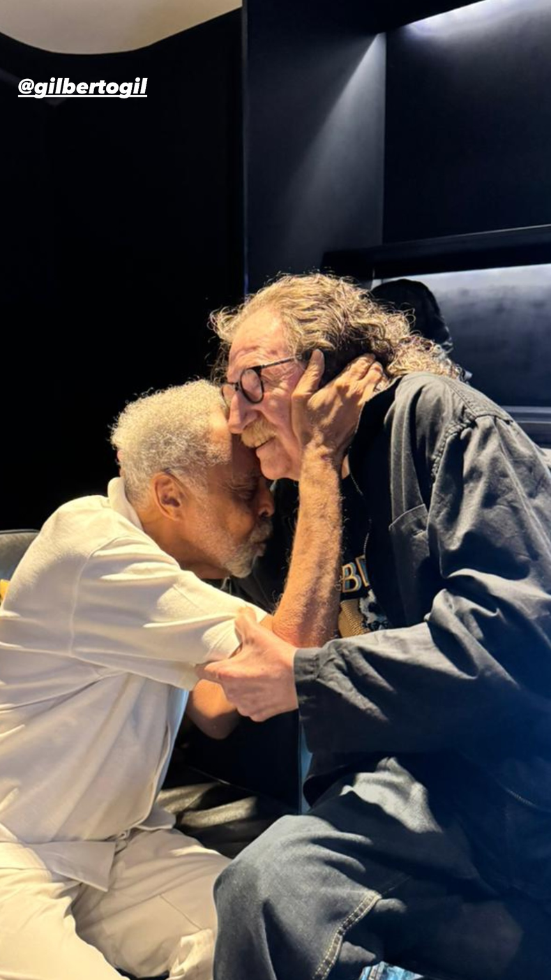 Gilberto Gil y Charly García. 