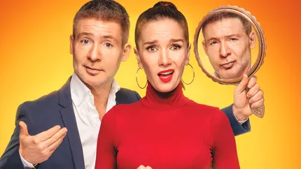 Adrián Suar y Natalia Oreiro, en Yo, Narciso.&nbsp;
