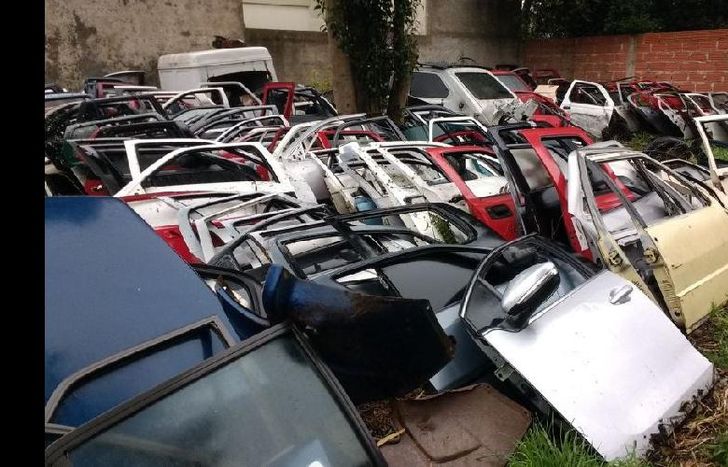 Aumentó un 18,3% a nivel nacional el robo de vehículos para la venta ilegal de piezas.