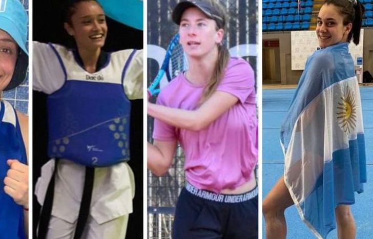 Cuatro de las 10 exponentes lomenses en los Juegos Suramericanos.