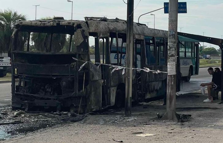El colectivo tras el incendio