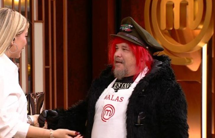 Wanda Nara con Walas en MasterChef Celebrity.