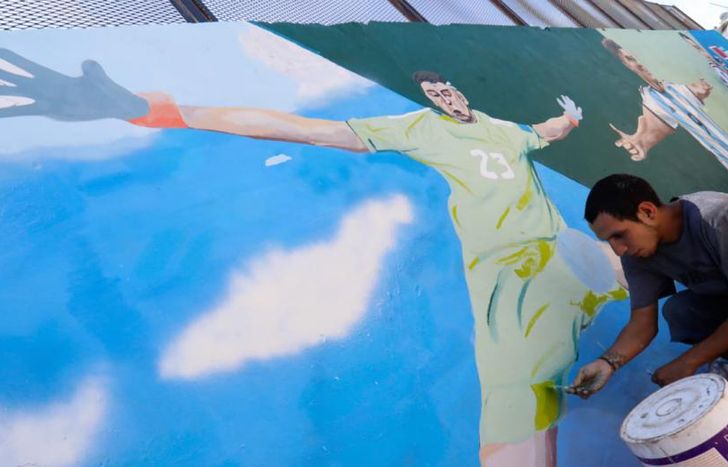 Uno de los protagonistas es el Dibu Martínez con su tremenda atajada.