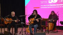 Luis Salinas estuvo en el festejo por los 50 años de la Facultad de Ciencias Económicas de la Universidad de Lomas (UNLZ).