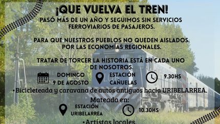 bronca por la falta de trenes y colectivos en canuelas y alrededores: nos estan dejando aislados